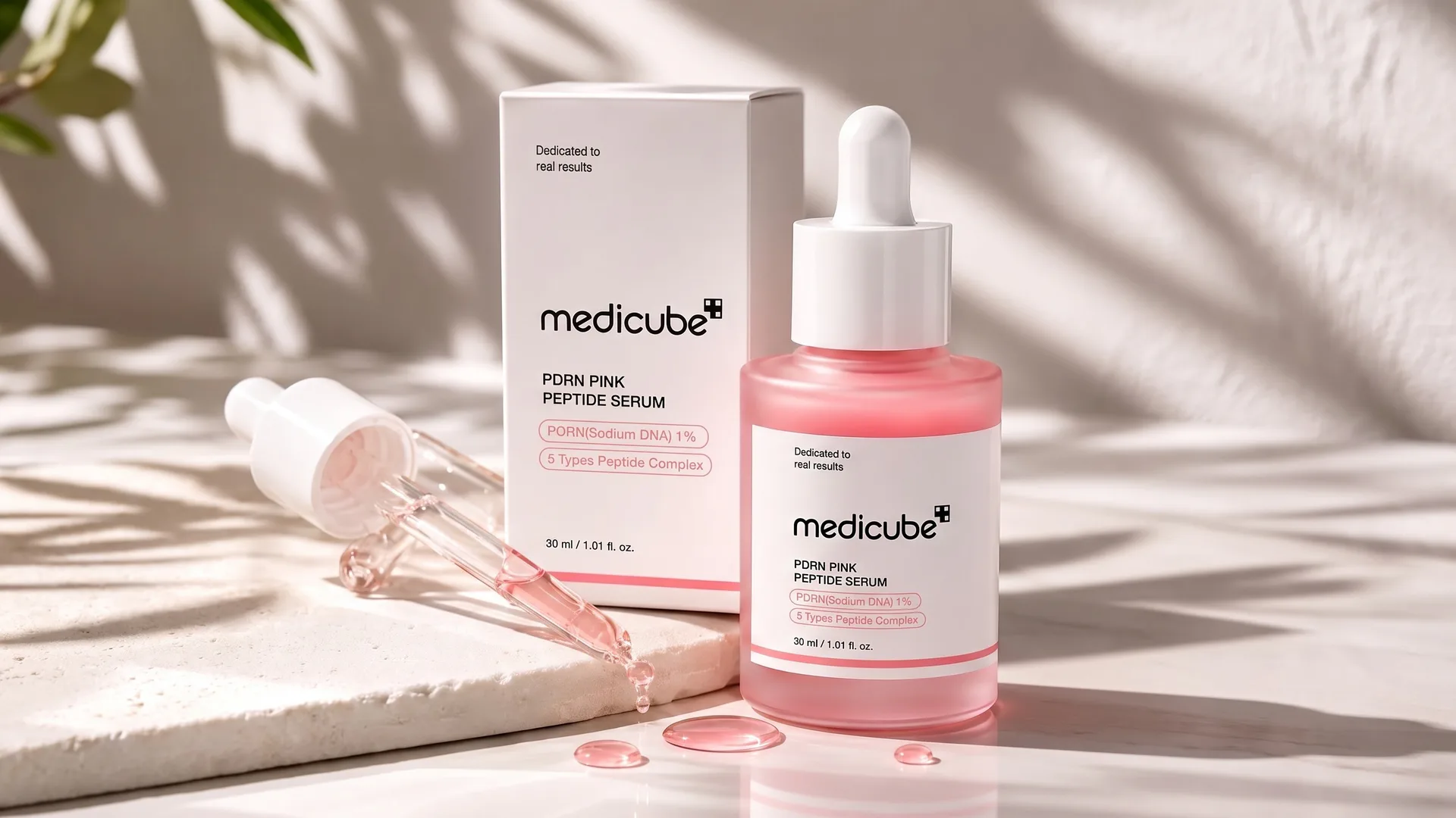 سرم PDRN Pink Peptide مدیکیوب؛ راز پوست شاداب و پُرآب کرهای