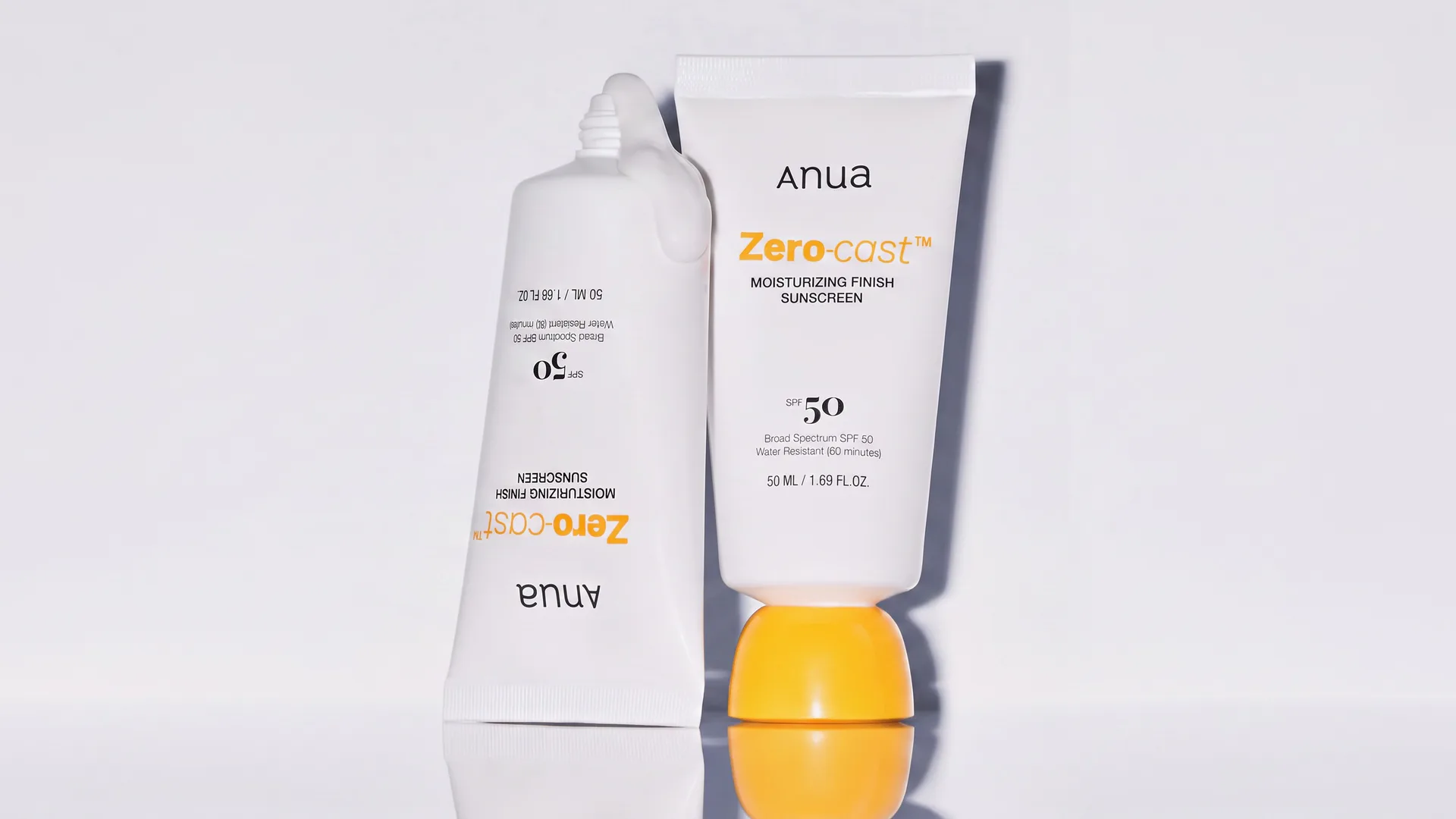 ANUA Zero-Cast Moisturizing Finish Sunscreen SPF 50؛ ضدآفتابی با فینیش نامرئی و آبرسان